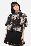 Black Friday - Apocalypse Goth Boxy Blouse - black