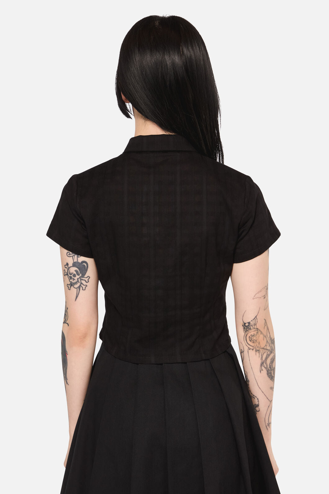Black Friday - Safety First Goth Blouse - black