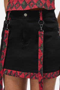 Black Friday - The End Goth Trim Skirt - black