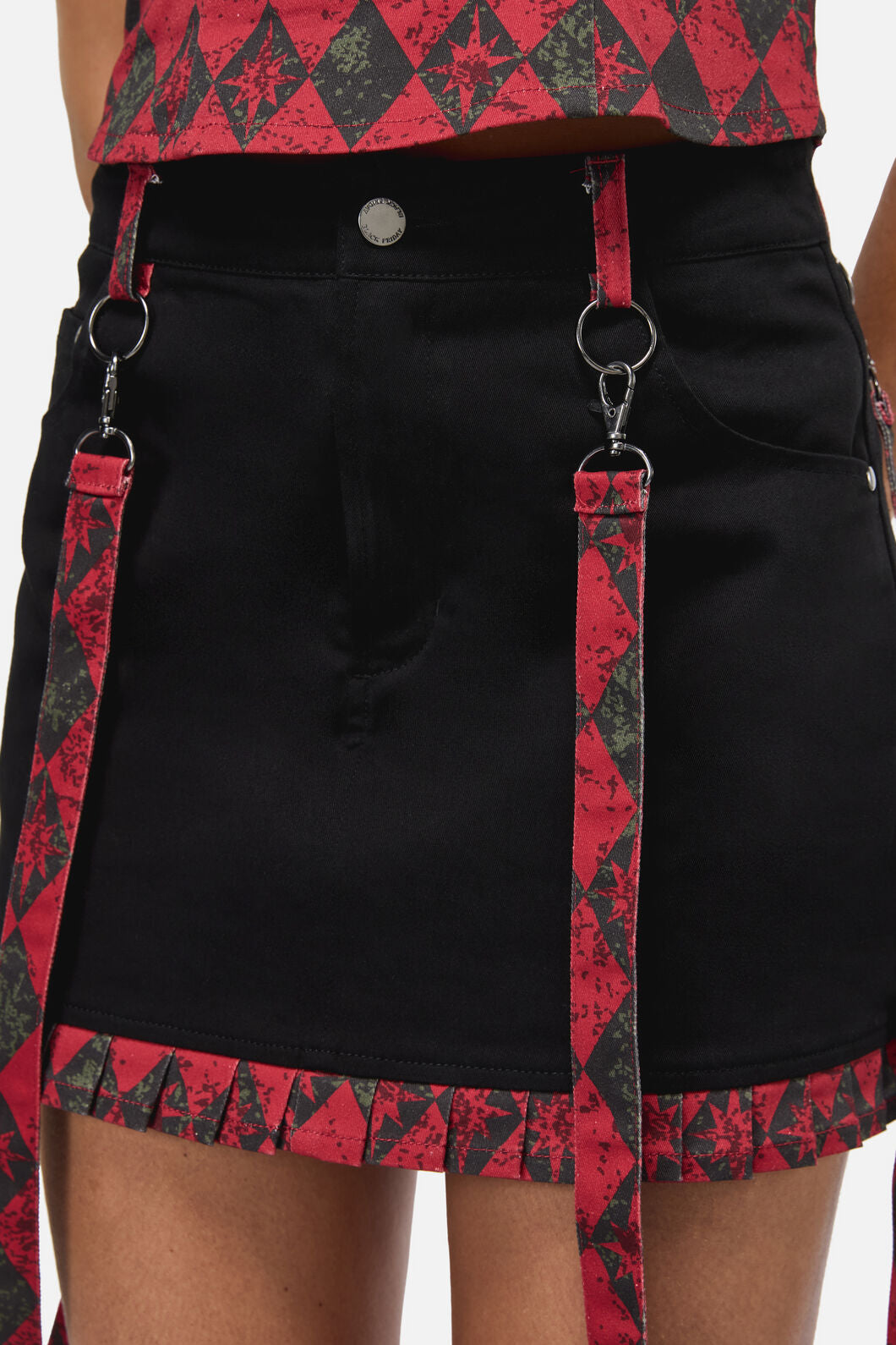 Black Friday - The End Goth Trim Skirt - black