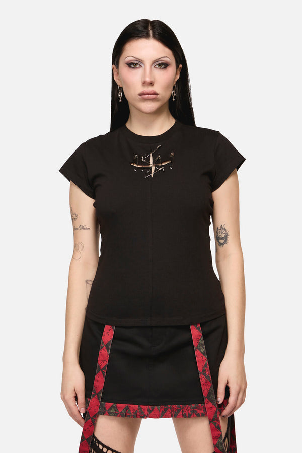 Black Friday - Safety First Goth Tee - black