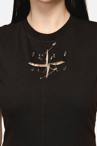 Black Friday - Safety First Goth Tee - black