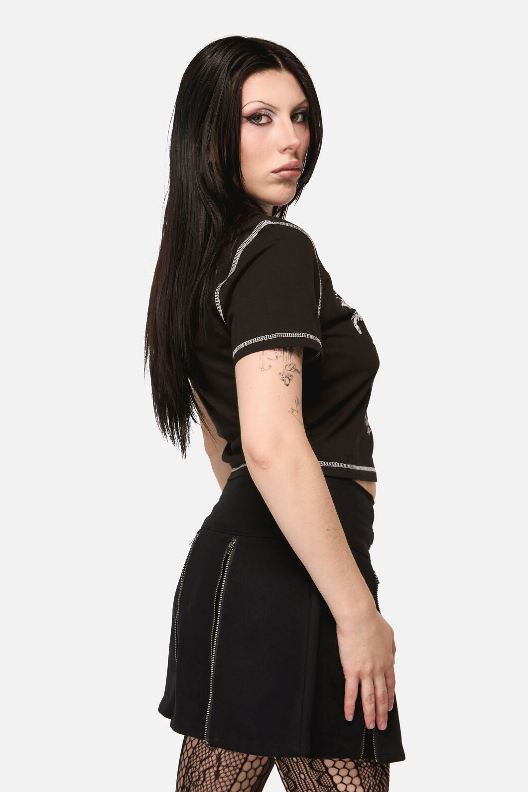 Black Friday - Dystopia Goth Tee - black
