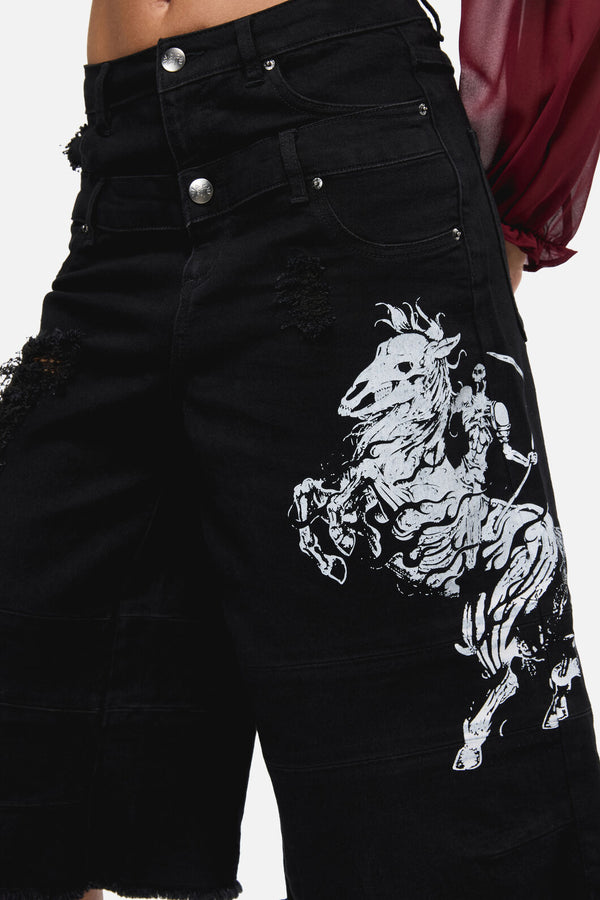 Black Friday - Dystopia Goth Short - black