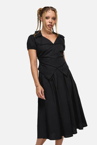 Black Friday - Conquest Goth Midi Dress - black