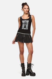 Black Friday - Confessions Lace Singlet - black
