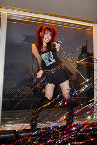 Black Friday - Confessions Lace Singlet - black