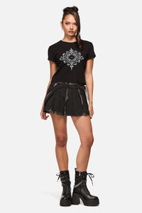 Black Friday - Confessions Ribbed Baby Tee - black