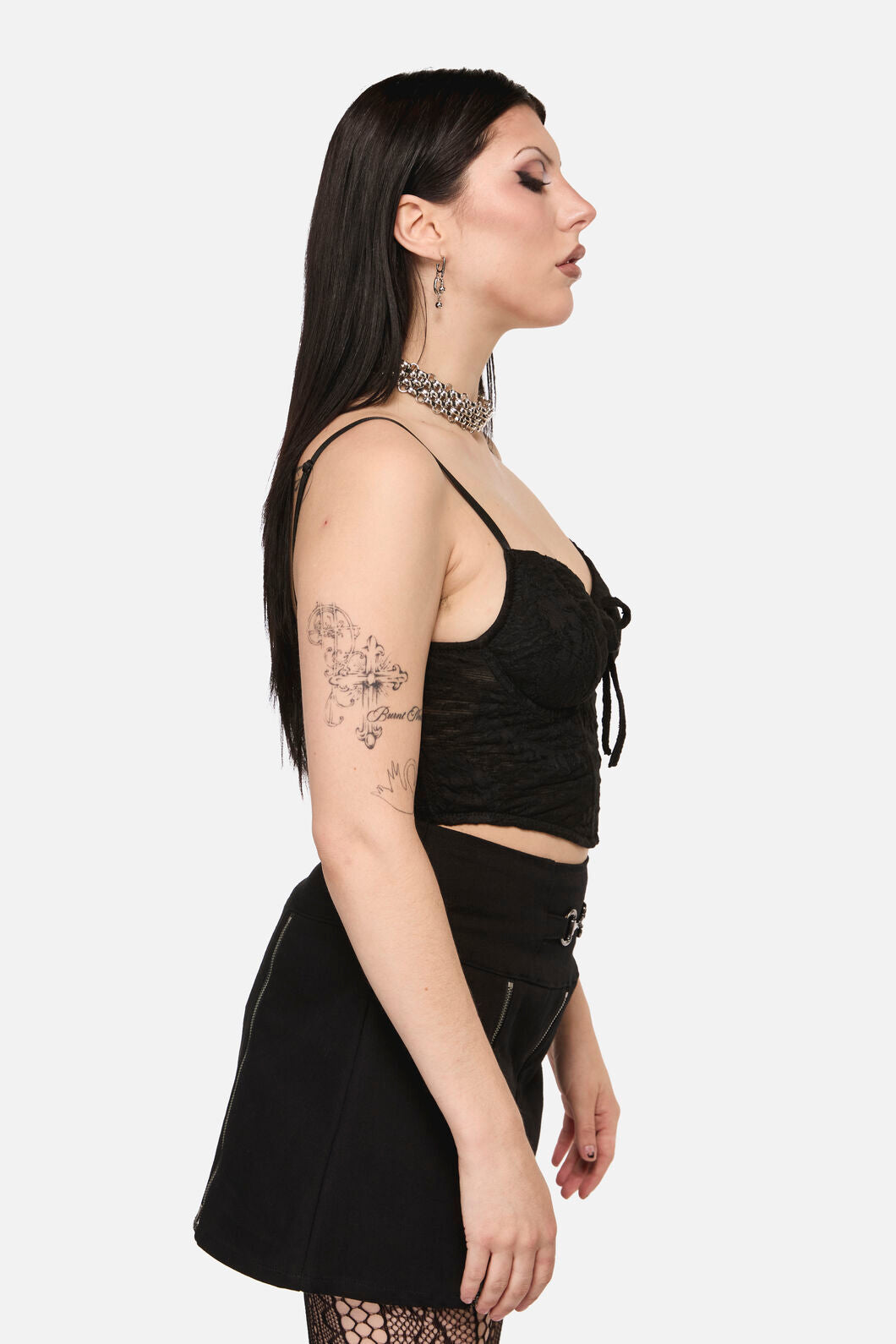 Black Friday - Altar Distressed Corset - black