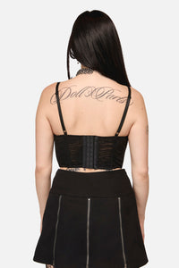 Black Friday - Altar Distressed Corset - black