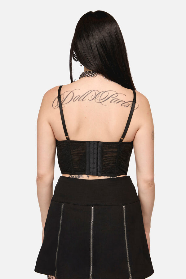 Black Friday - Altar Distressed Corset - black