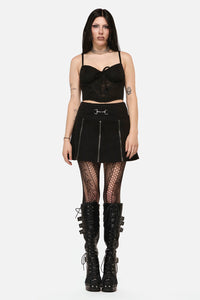 Black Friday - Altar Distressed Corset - black