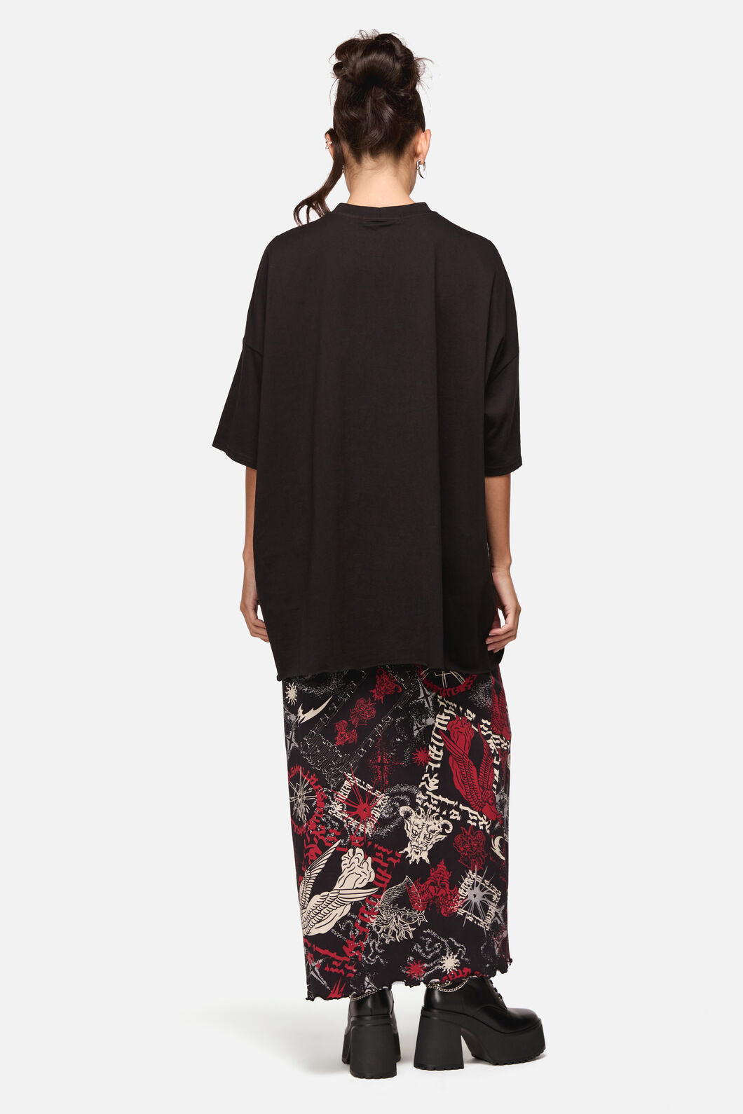 Black Friday - Angelic Distressed Tee - black