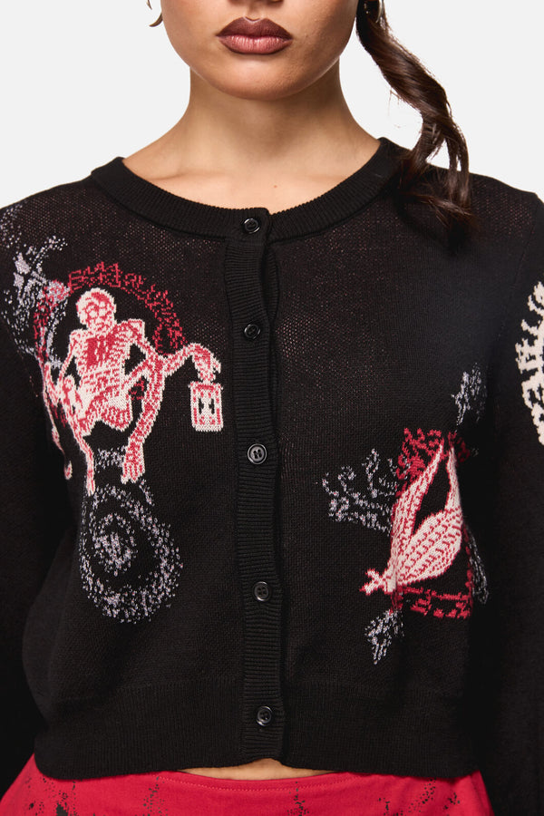Black Friday - Angelic Goth Cardigan - black
