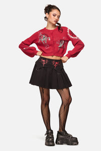 Black Friday - Angelic Goth Mini Skort - black