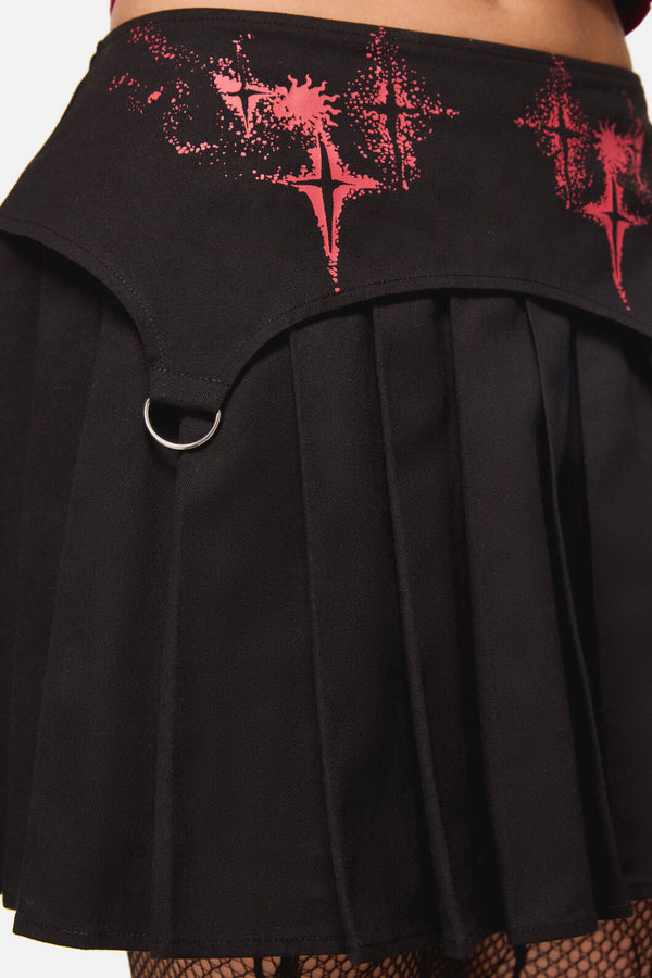 Black Friday - Angelic Goth Mini Skort - black