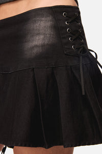 Black Friday - Afterlife Goth Mini Skort - black