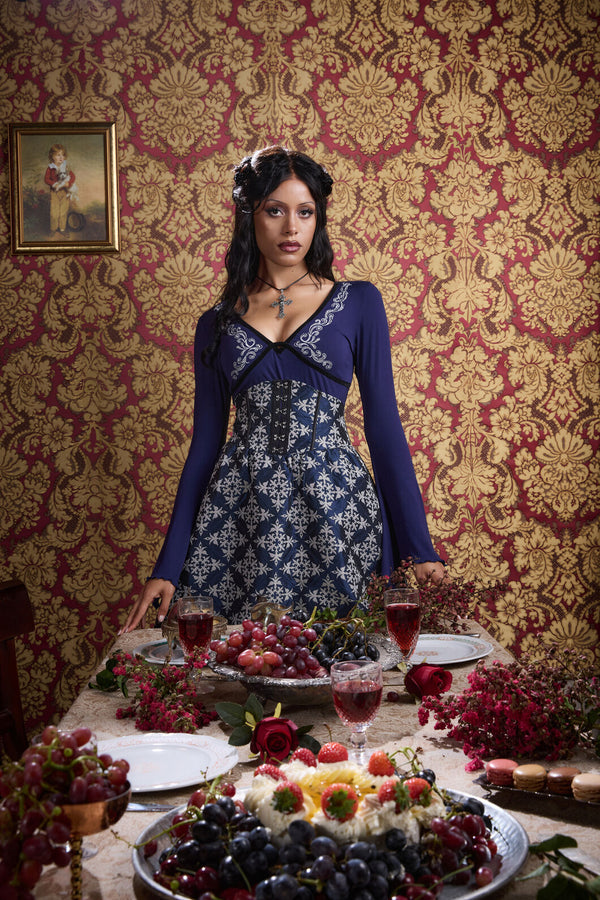 Black Friday - Your Grace Top - navy