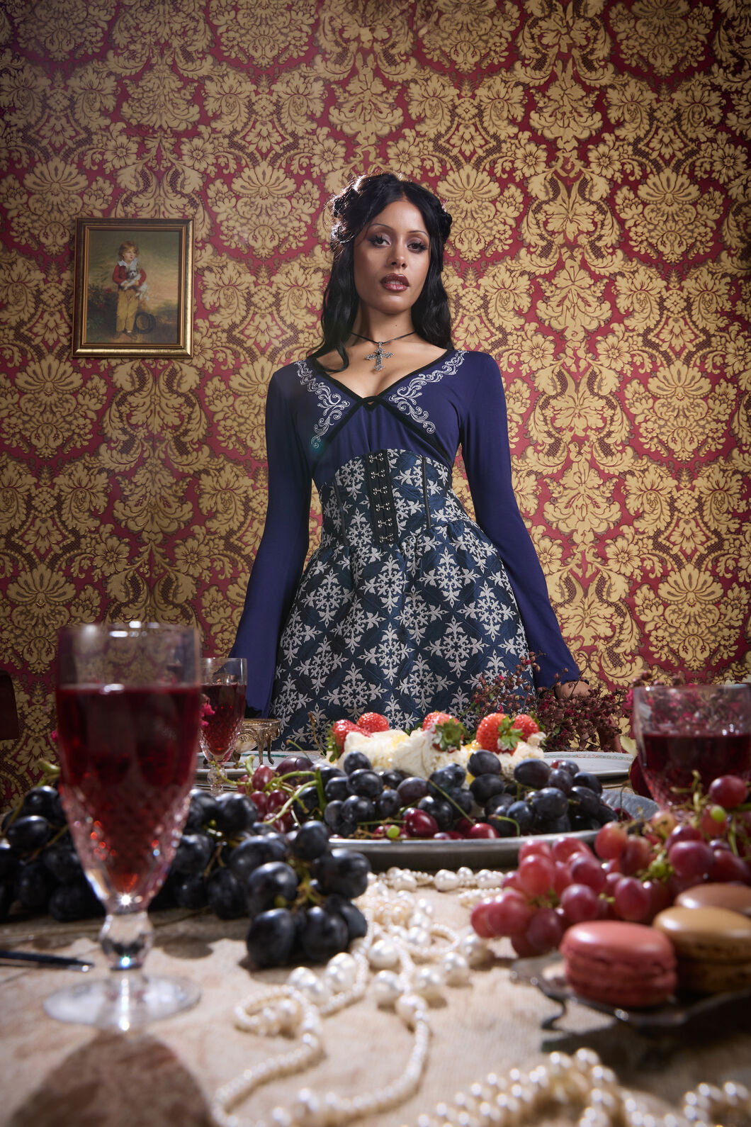 Black Friday - Your Grace Top - navy