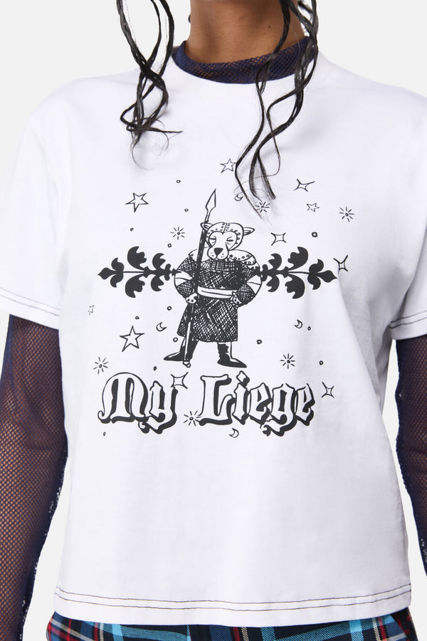 Black Friday - My Liege Tee - white