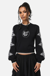 Black Friday - Vassal Emb Knit - black