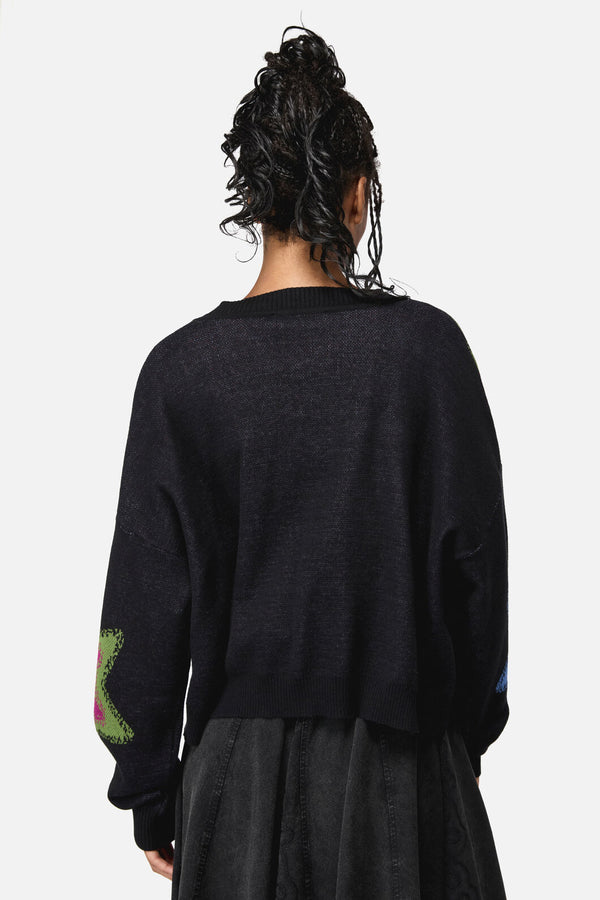 Black Friday - Shine Bright Goth Cardigan - black