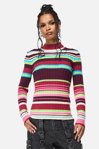 Black Friday - Luna Stripe Knit - multi