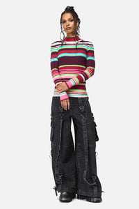 Black Friday - Luna Stripe Knit - multi