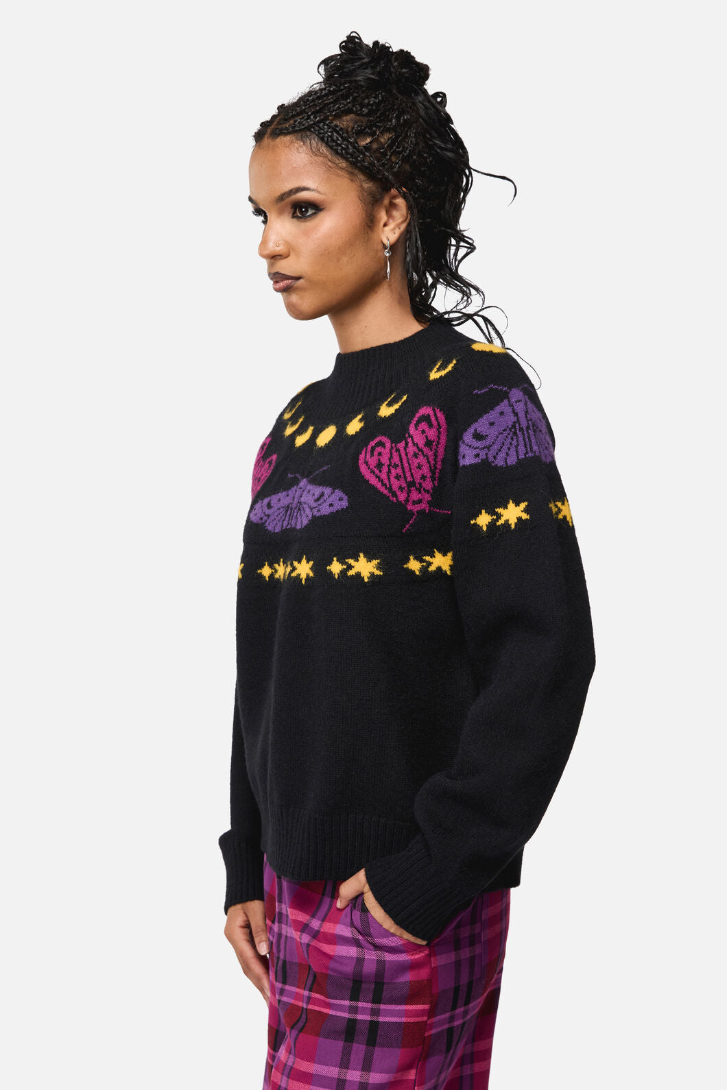 Black Friday - Into The Light Goth Knit - black