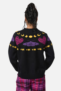 Black Friday - Into The Light Goth Knit - black