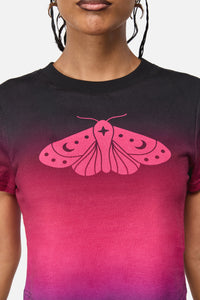 Black Friday - Luna Goth Baby Tee - plum