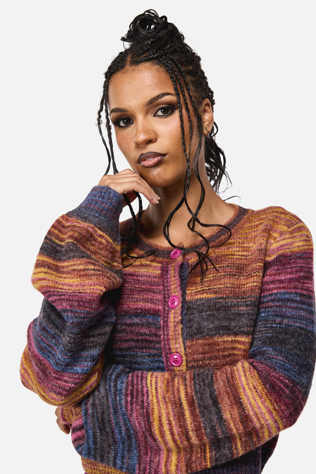 Black Friday - Swarm Goth Cardigan - multi