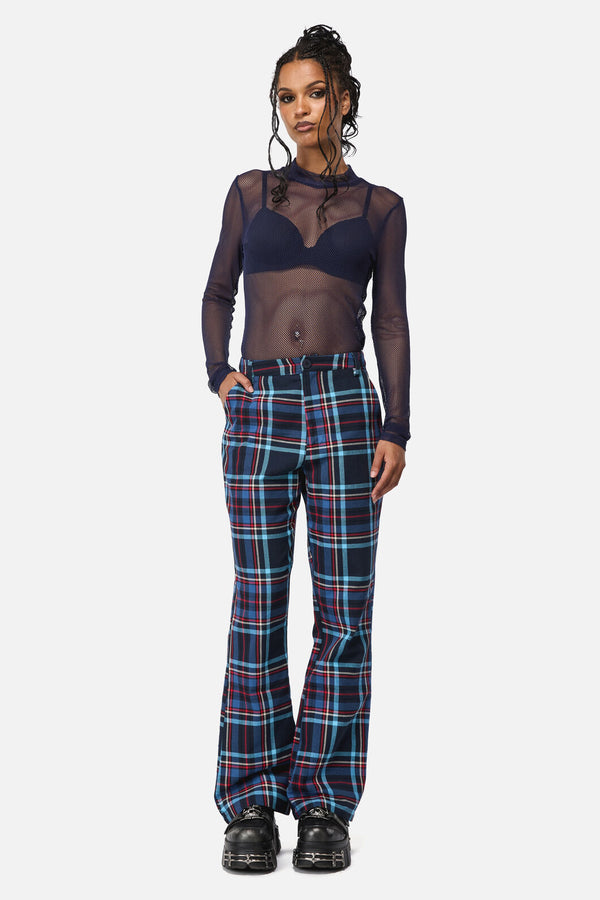 Black Friday - Midnight Goth Mesh Top - navy