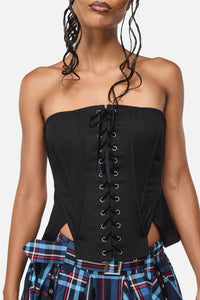 Black Friday - Grace Goth Corset Top - black