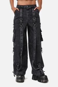 Black Friday - Midnight Denim Cargo Jean - grey