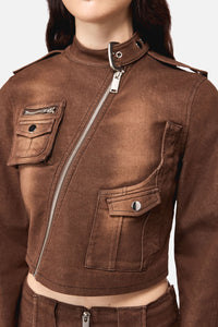 Black Friday - Increasing Silence RiderJacket - brown