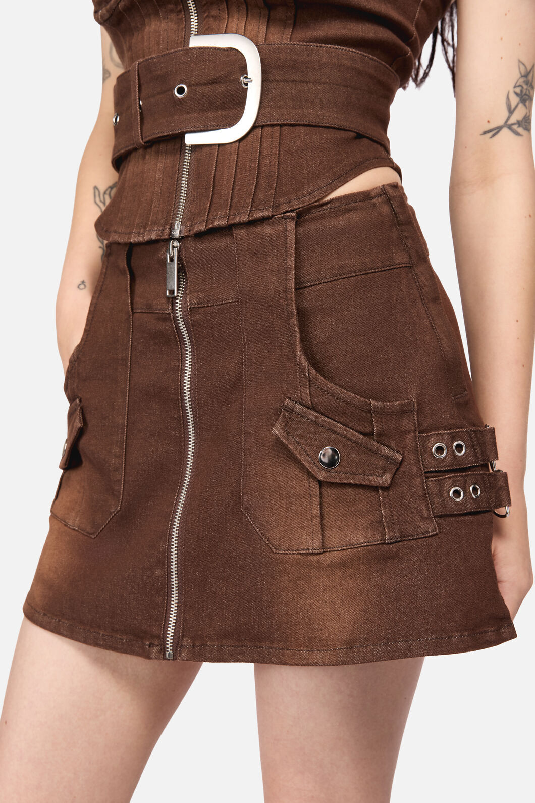 Black Friday - IncreasingSilenceCrgoMcroSkort - brown