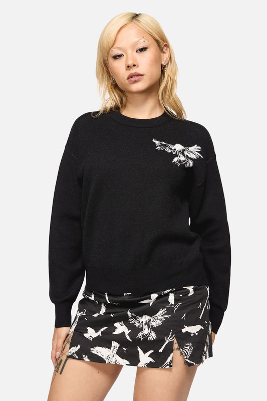 Black Friday - Wingspan Goth Knit - black