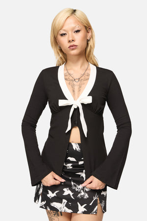 Black Friday - Wingspan Goth Top - black