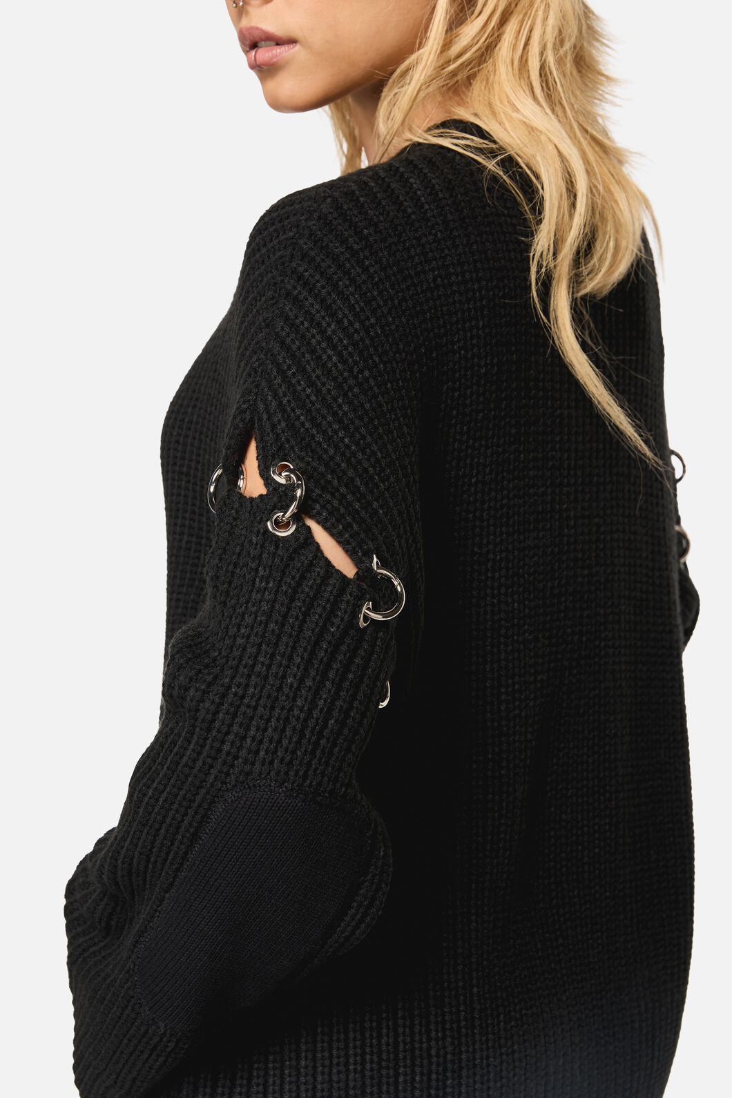 Black Friday - Riot O-Ring Cardigan - black