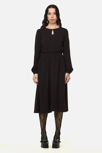 Black Friday - Grim Goth Midi Dress - black