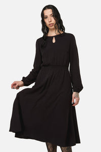 Black Friday - Grim Goth Midi Dress - black