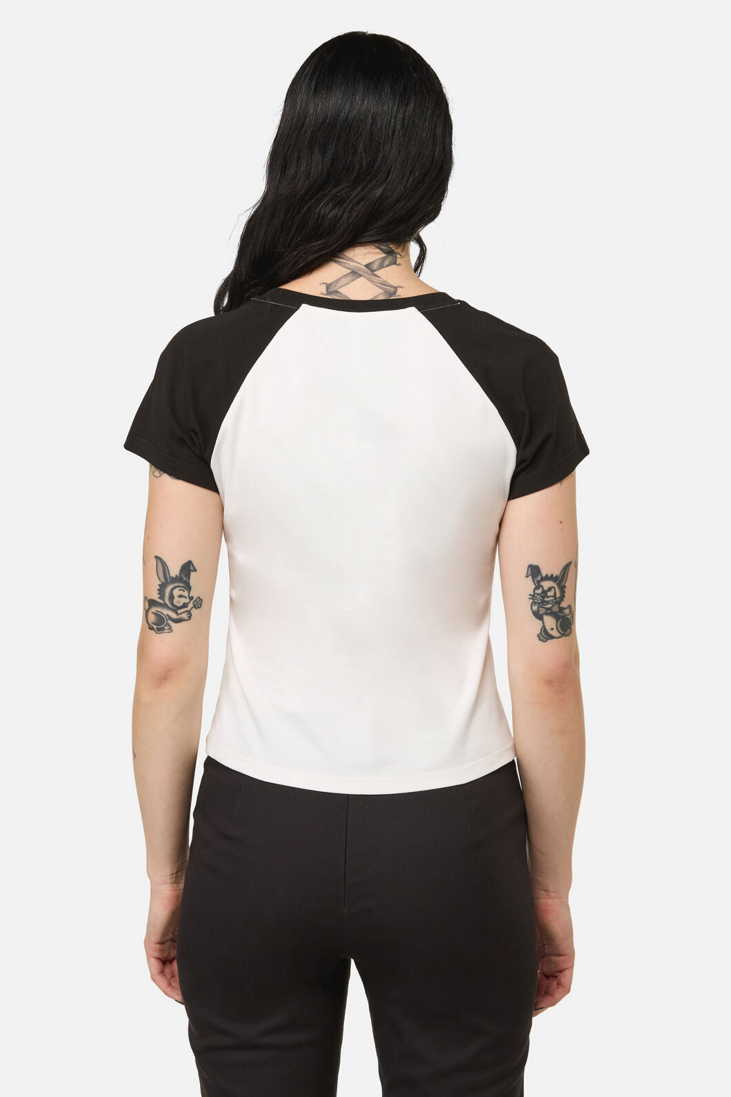 Dangerfield NZ - Grim Goth Raglan Tee - cream
