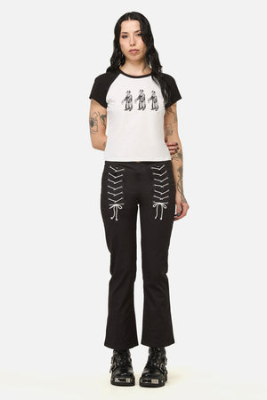 Dangerfield NZ - Grim Goth Raglan Tee - cream