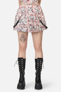 Black Friday - Lesions Tartan Goth Skort - multi