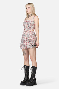 Black Friday - Lesions Tartan Goth Skort - multi
