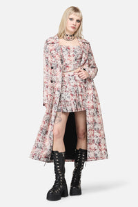 Black Friday - Lesions Tartan Goth Trench - multi