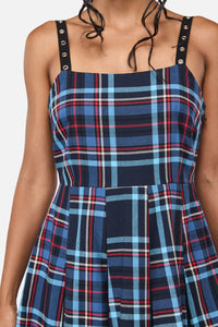 Black Friday - Shine Bright Tartan Midi Dress - multi
