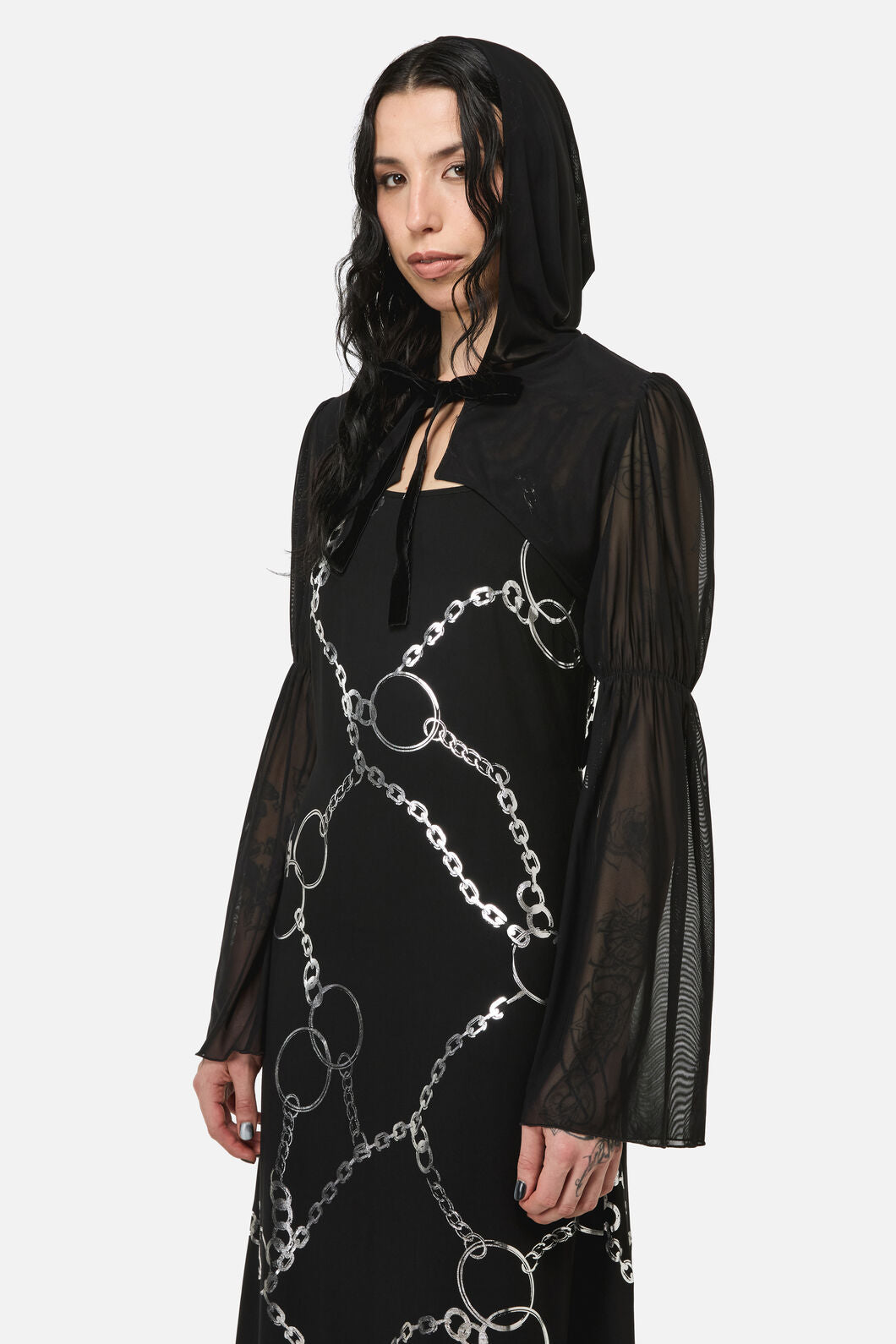 Black Friday - Eternal Sheer Hood Sleeves - black