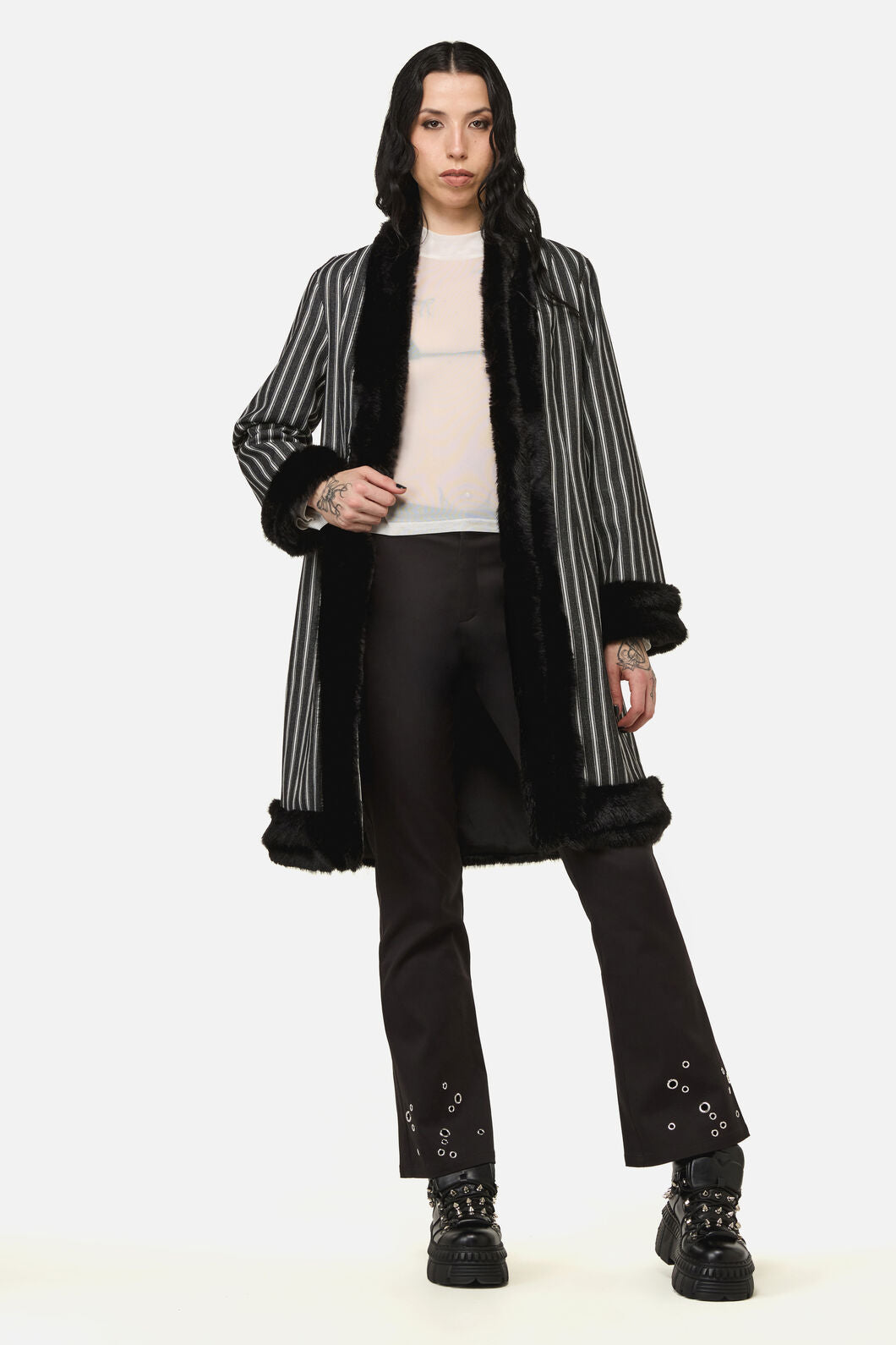 Black Friday - Link Pin Stripe Jacket - black